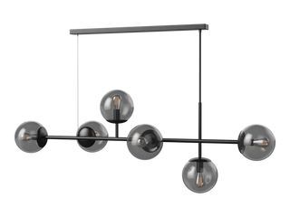 Závěsné svítidlo Orb – Matná černá, boční pohled