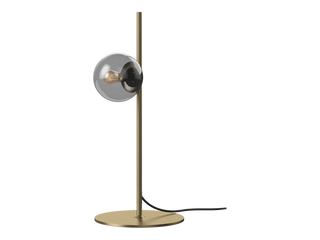 Stolní lampa Orb – Matná starožitná mosaz, boční pohled