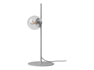 Stolní lampa Orb – Matná šedá, boční pohled
