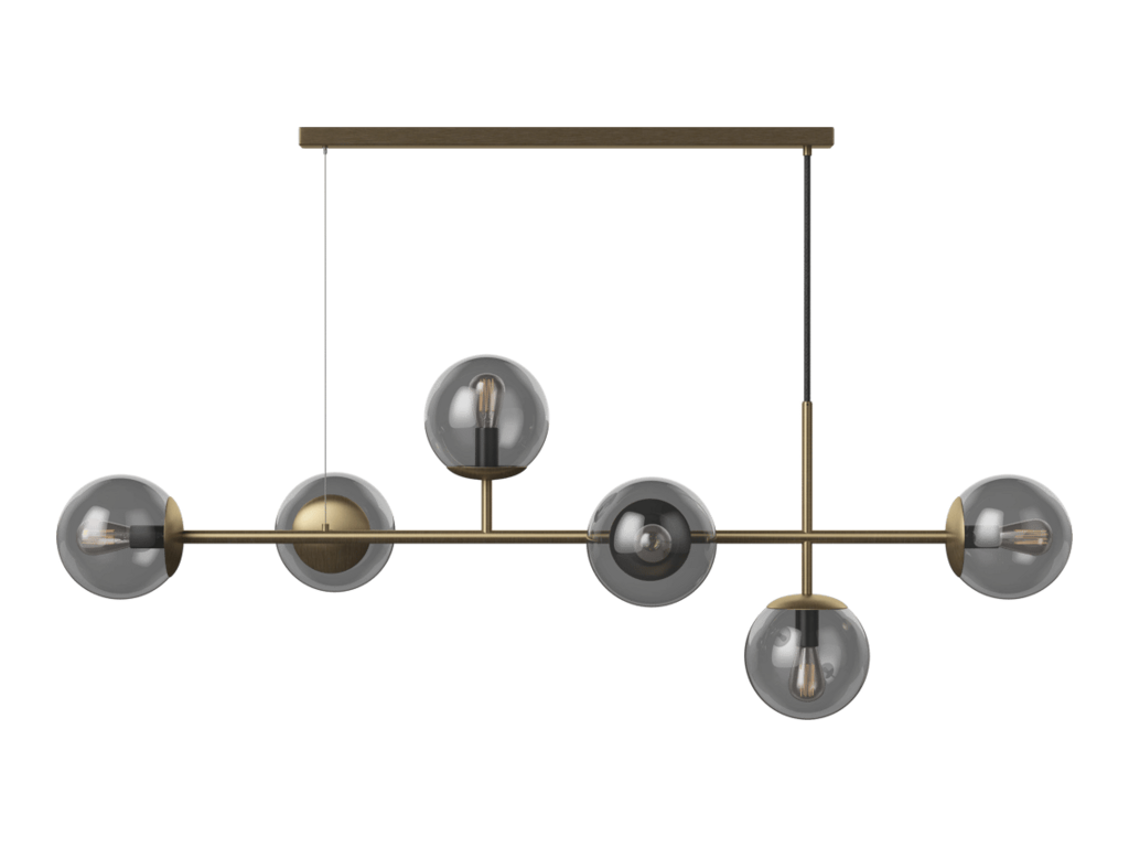 Závěsné svítidlo Orb – Matná starožitná mosaz