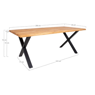 95 × 200 × 75 cm