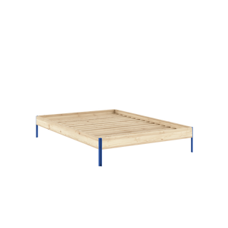 100 Raw Pine / 407 Vivid Blue