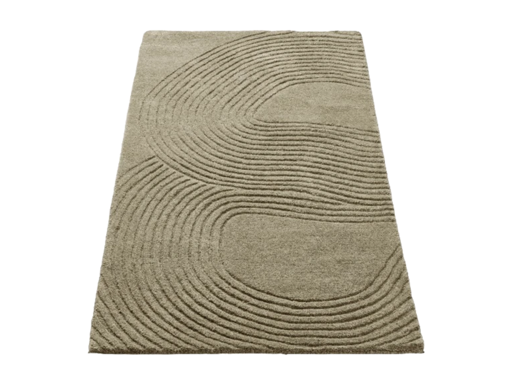 Běhoun Zen Shaped – tmavě béžová, 70 × 140 cm
