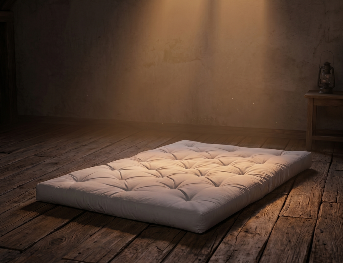 Ložnicová sestava JAPAN – postel, futon a noční stolky