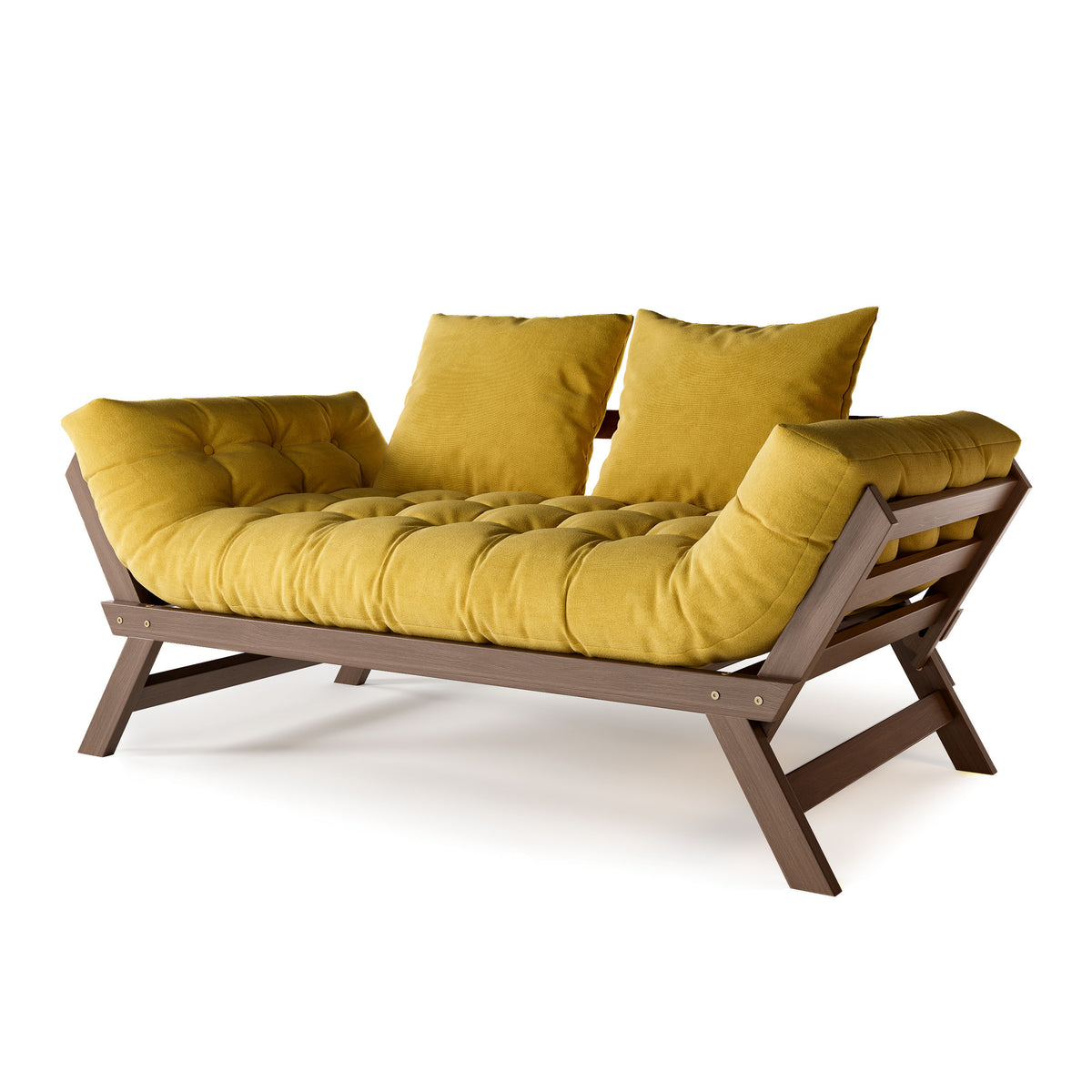 Allegro – ořech olejovaný, žlutý futon