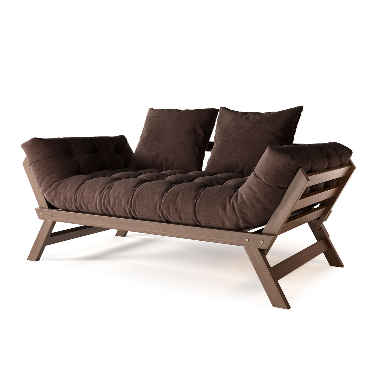 Allegro – ořech olejovaný, hnědý futon