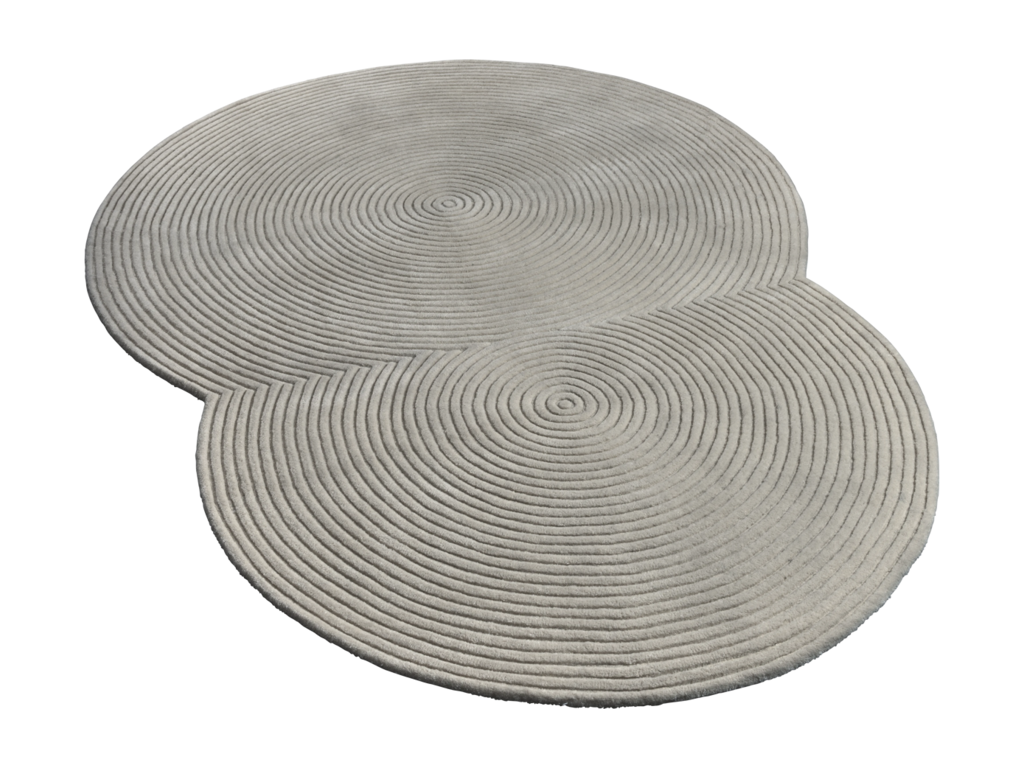 Koberec Zen Rounded – světle šedá, 300 × 377 cm
