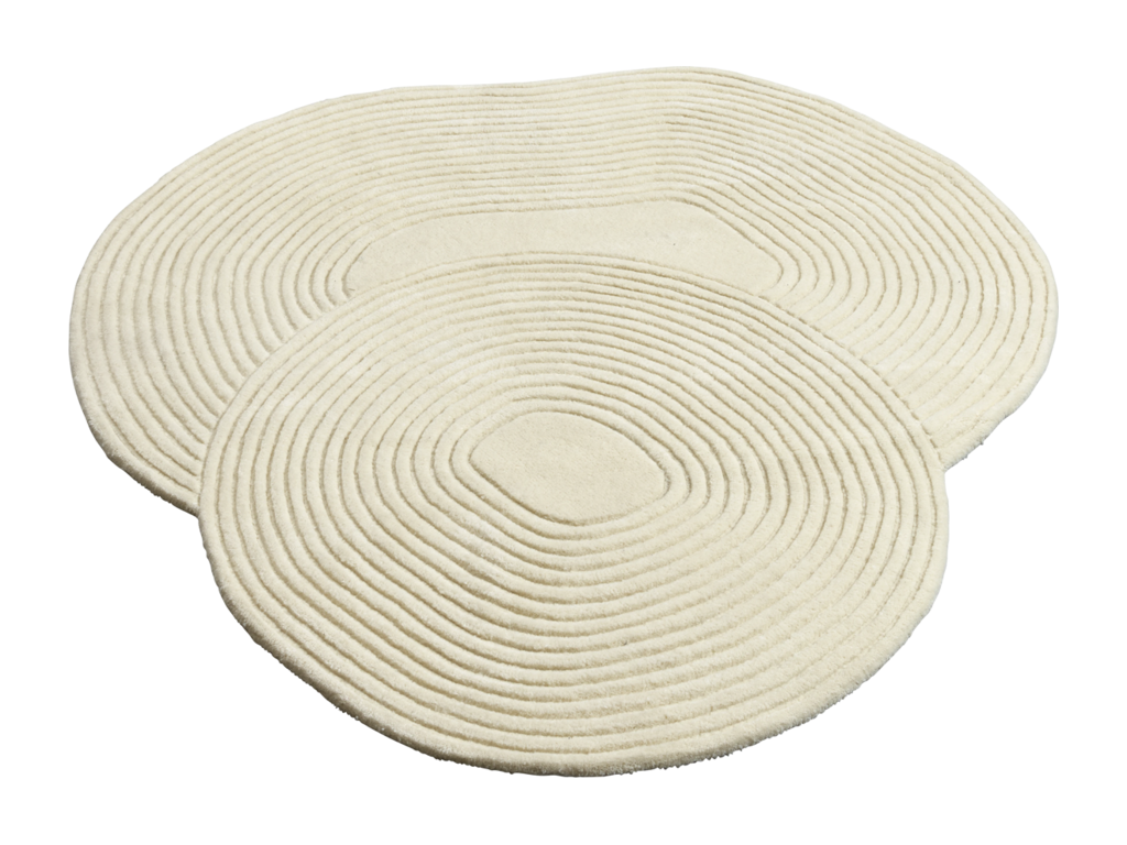 Koberec Zen Shaped – krémová, 140 × 145 cm