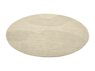 Kulatý koberec Zen – krémová, Ø200 cm