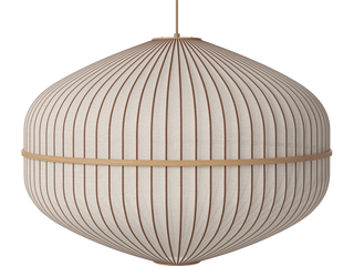 Závěsné svítidlo Lucén Ellipse Ø 90 cm – lakovaný dub