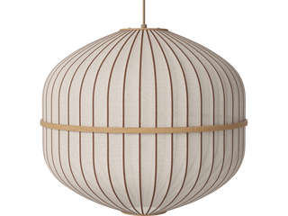 Závěsné svítidlo Lucén Octagon Ø 62 cm – lakovaný dub