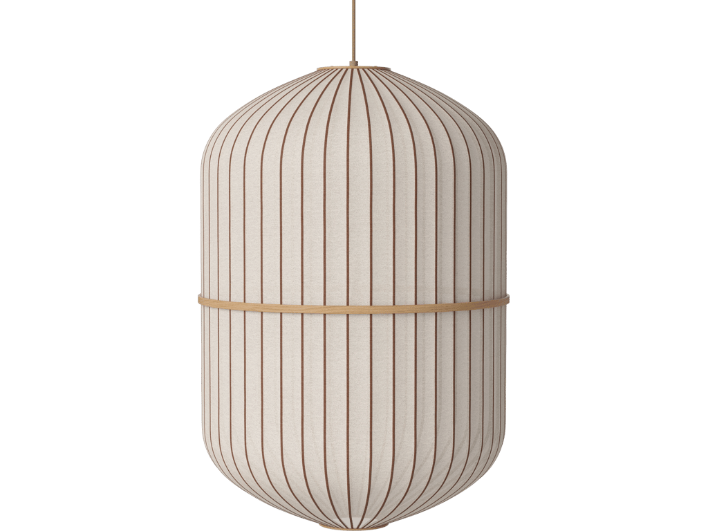 Závěsné svítidlo Lucén Cylinder Ø 62 cm – lakovaný dub
