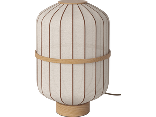 Stolní lampa Lucén – lakovaný dub