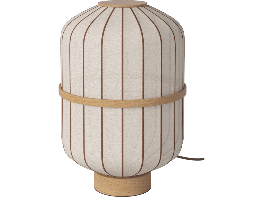 Stolní lampa Lucén – lakovaný dub