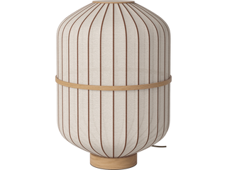 Stojací lampa Lucén Cylinder – lakovaný dub