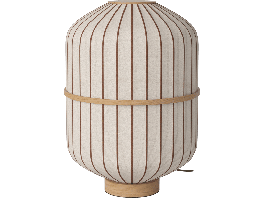Stojací lampa Lucén Cylinder – lakovaný dub