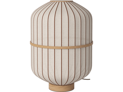 Stojací lampa Lucén Cylinder – lakovaný dub