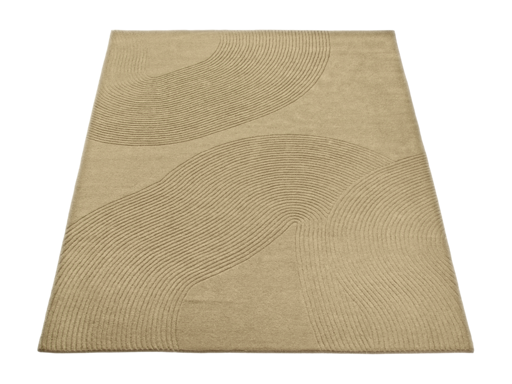 Obdélníkový koberec Zen Shaped – béžová, 300 × 400 cm