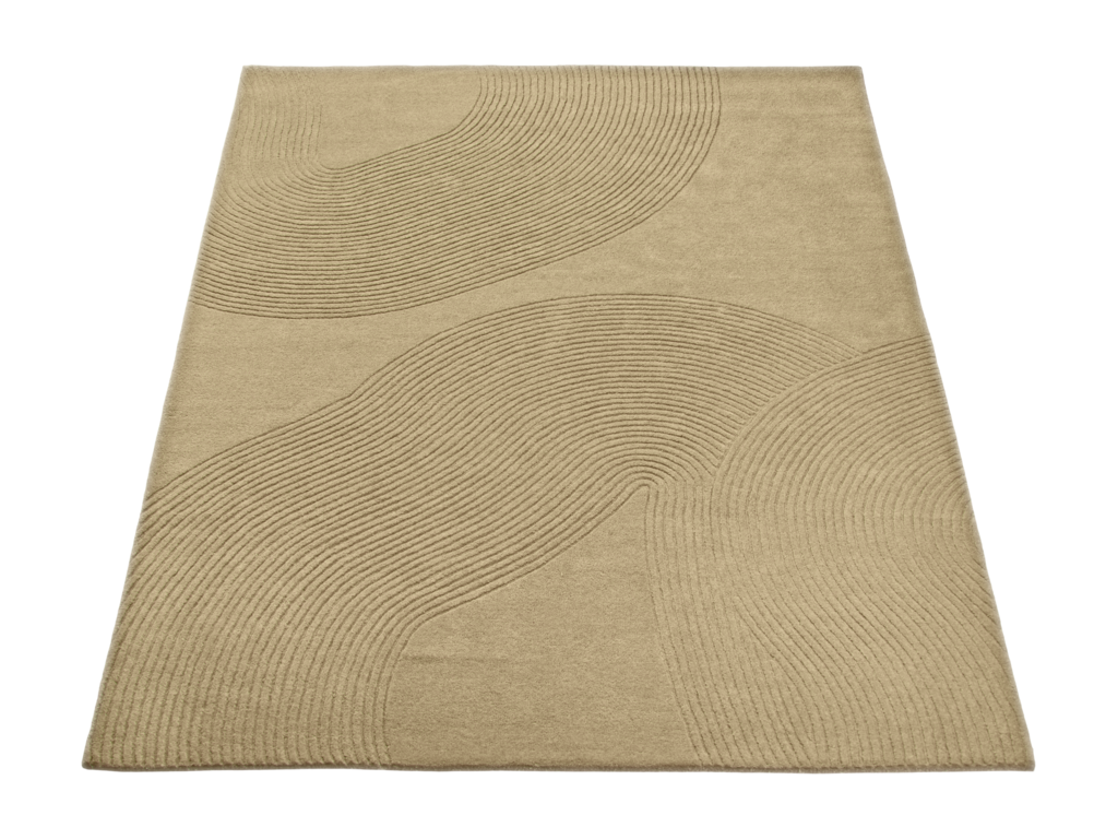Obdélníkový koberec Zen Shaped – béžová, 400 × 500 cm