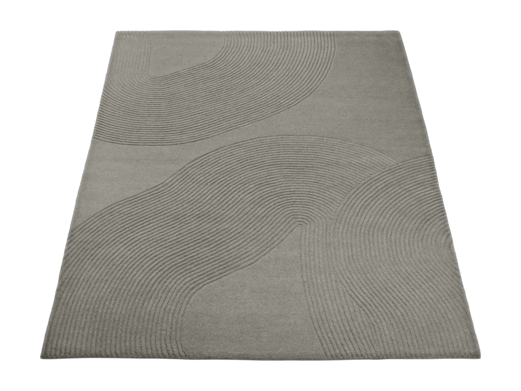 Obdélníkový koberec Zen Shaped – světle šedá, 250 × 350 cm