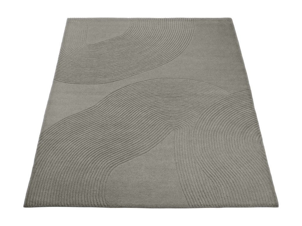 Obdélníkový koberec Zen Shaped – světle šedá, 400 × 500 cm
