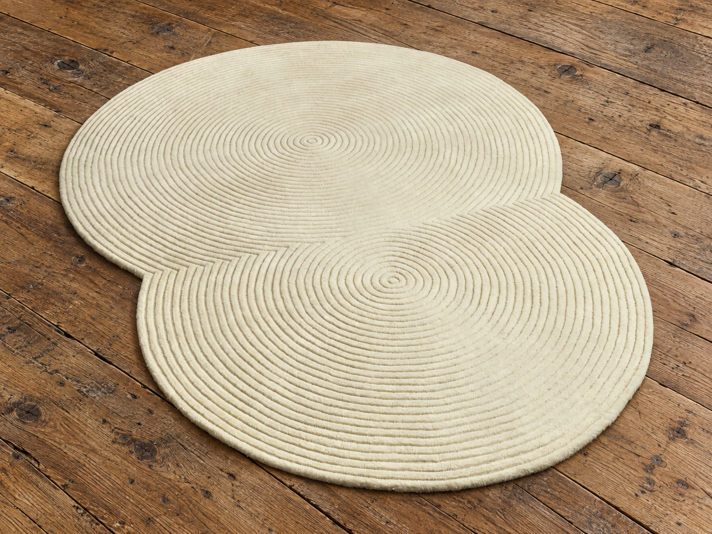 Koberec Zen Rounded – krémová, 175 × 240 cm