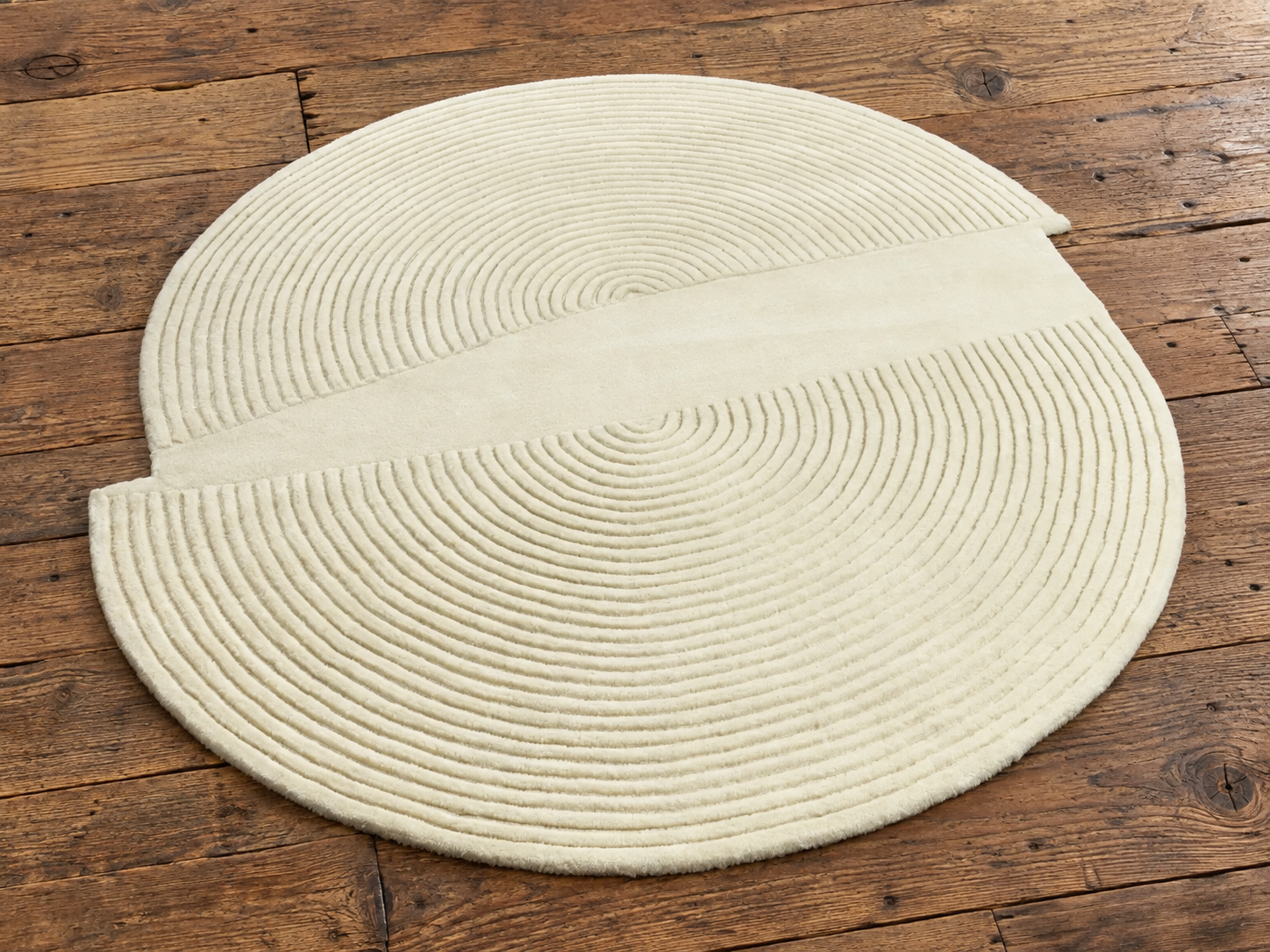 Koberec Zen Split – krémová, 209 × 240 cm